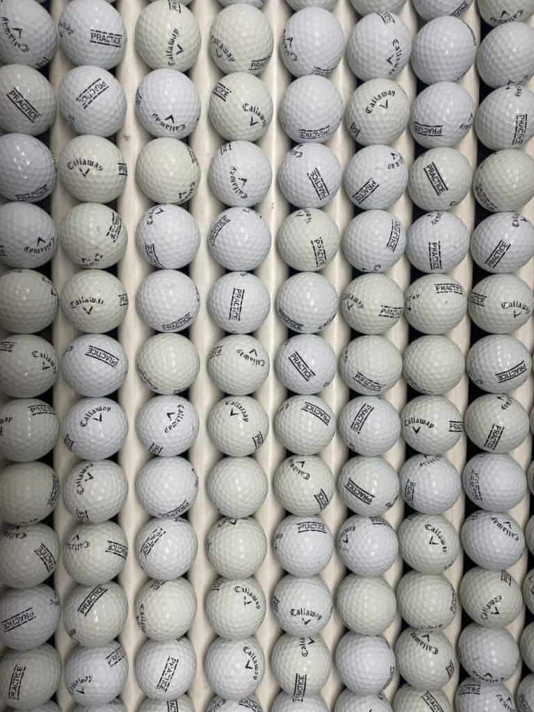400 Callaway Range Balls with Black Stripe (400ct.) Driving Range Golf Balls